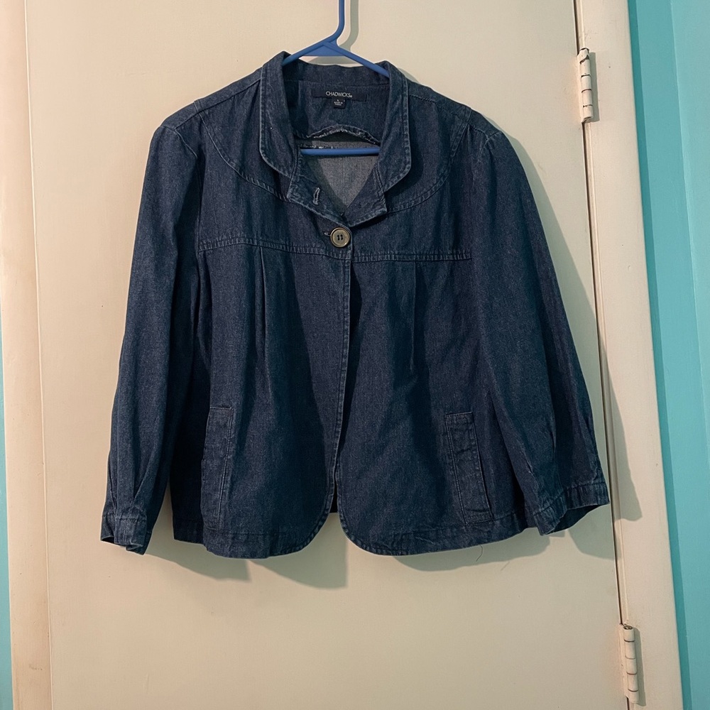 Chadwick’s |  Blue Denim Jacket, size L
